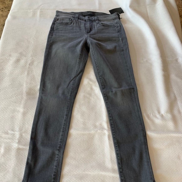Joe's Skinny Ankle Flawless Jeans, Size 25, Charcoal Grey - Picture 7 of 11